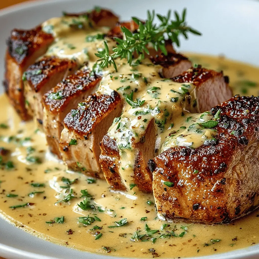 Best-Ever Pork Tenderloin with Dijon Cream Sauce Made Easy