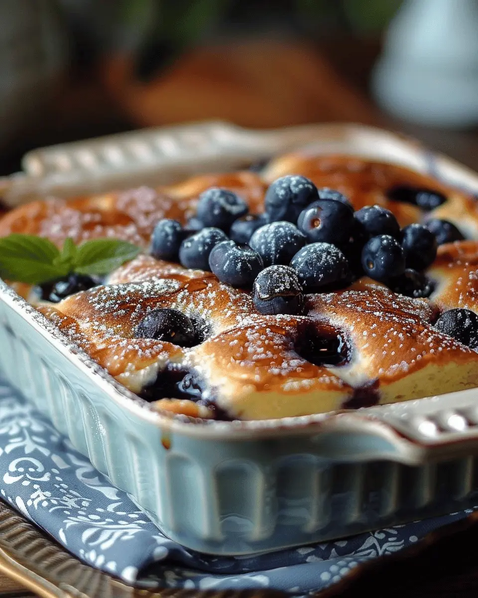 Blueberry Buttermilk Pancake Casserole: The Best Family Brunch Dish