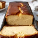 Burnt Basque Cheesecake in a Loaf Pan