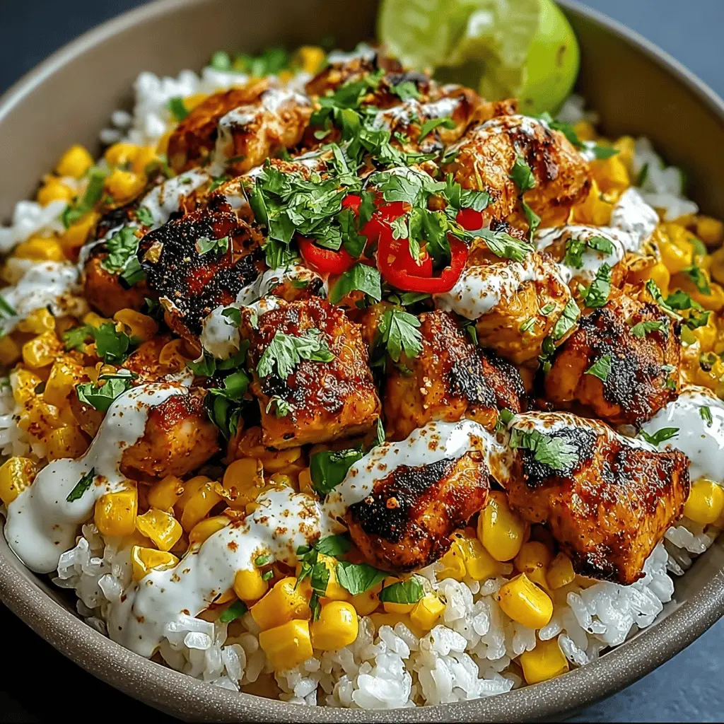 Delicious Street Corn Chicken Rice Bowl Recipe You’ll Love