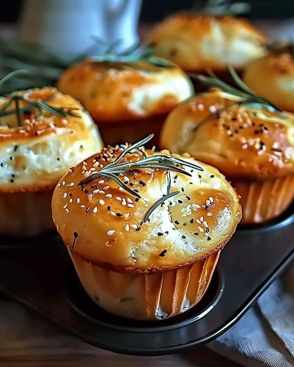Easy Garlic Rosemary Focaccia Muffins: A Delightful Twist on Dinner Rolls