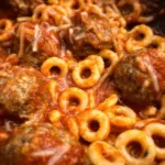 Easy Homemade Spaghetti O's with Meatballs