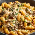 High Protein Creamy Beef Pasta Recipe