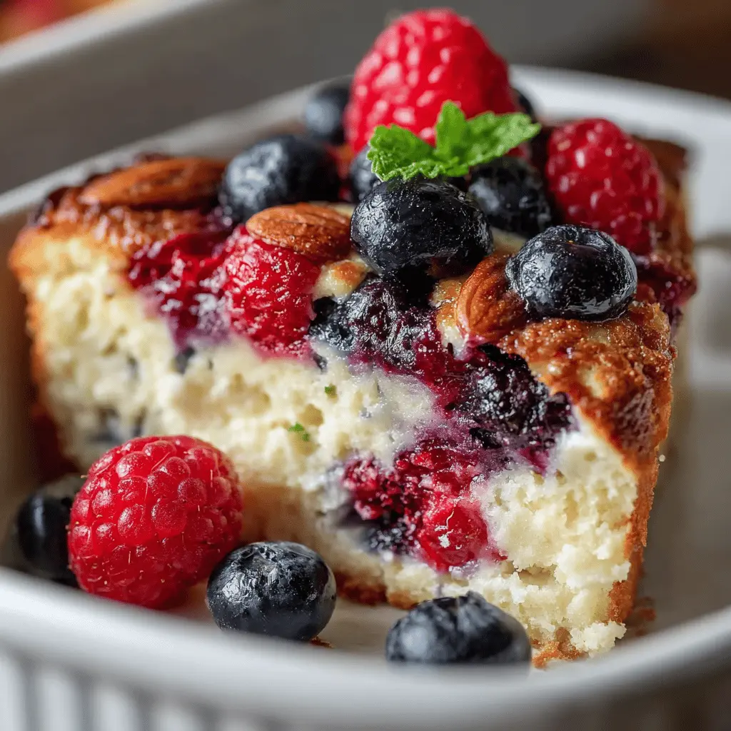 High Protein Triple Berry Bake – The Best Guilt-Free Delight