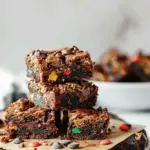 Monster Cookie Fudgy Brownies