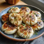 Pan-Fried Cabbage and Noodle Buns