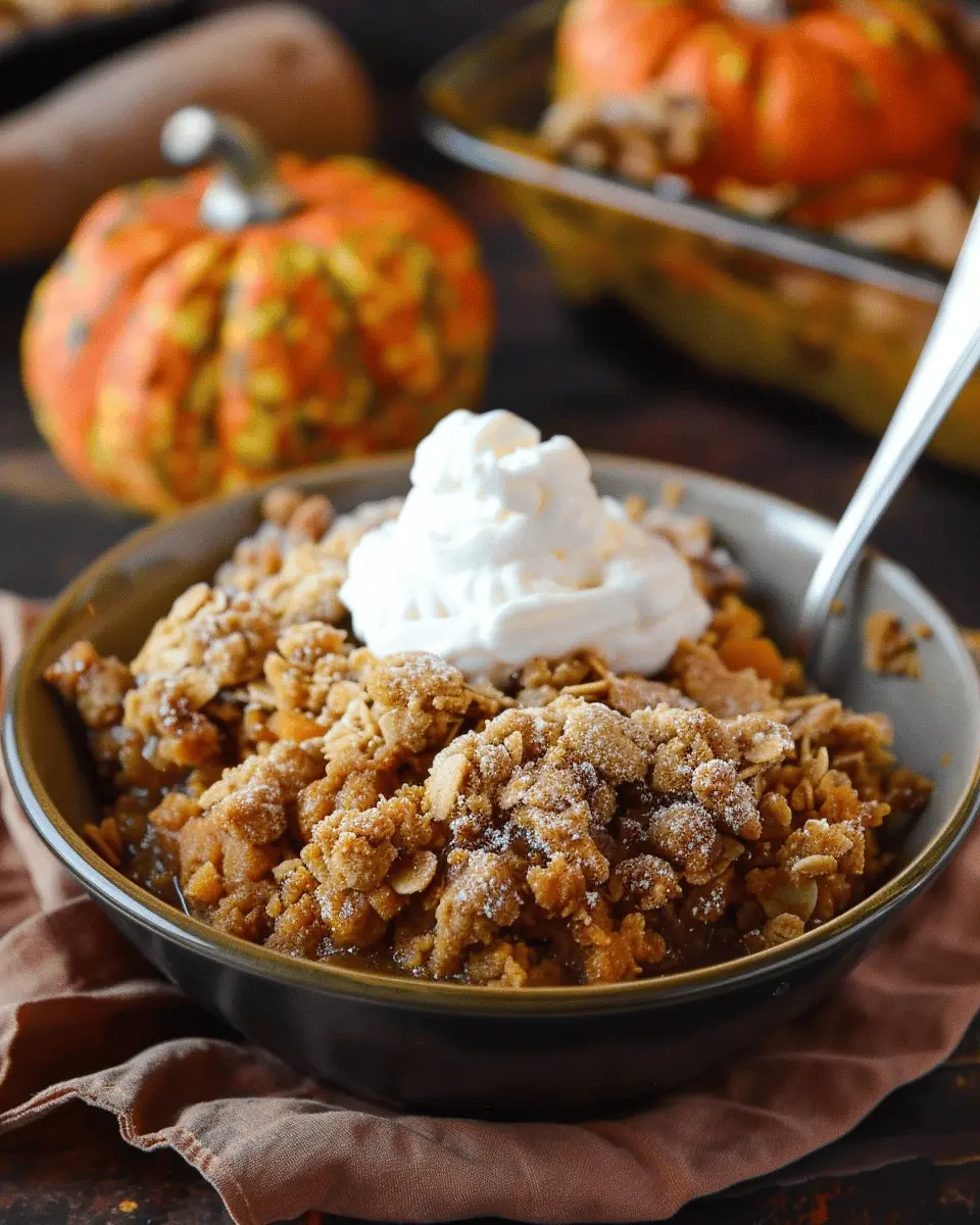 Pumpkin Crisp: The Best Cozy Dessert for Fall Gatherings