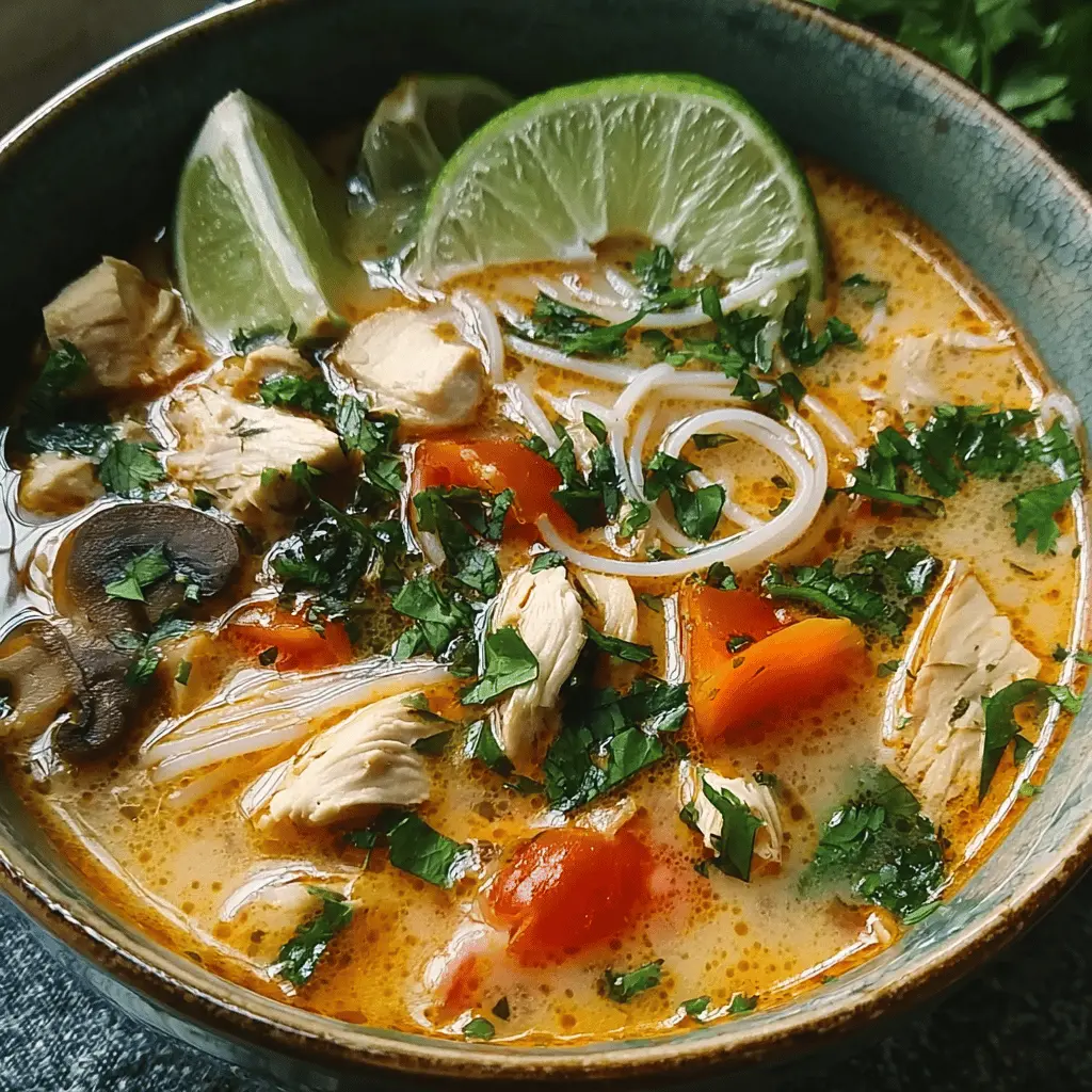 Easy Thai Chicken Soup Recipe: Quick and Flavorful Comfort in a Bowl