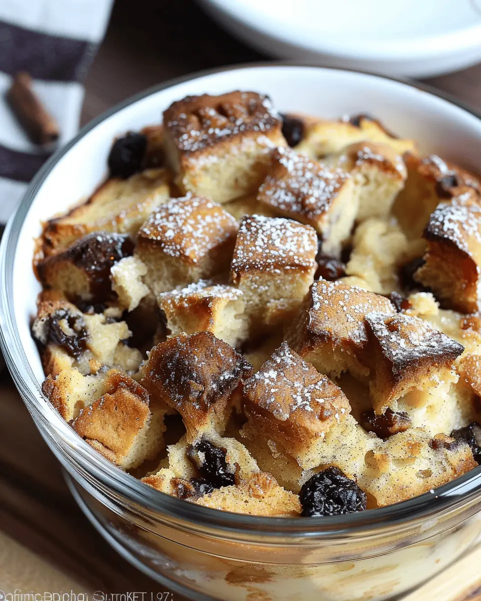 Cinnamon-Raisin Bread Pudding: An Indulgent Homemade Delight