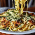 Creamy Cajun Chicken Spaghetti with Mozzarella Sauce