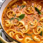 One-Pot Creamy Tomato Tortellini Soup