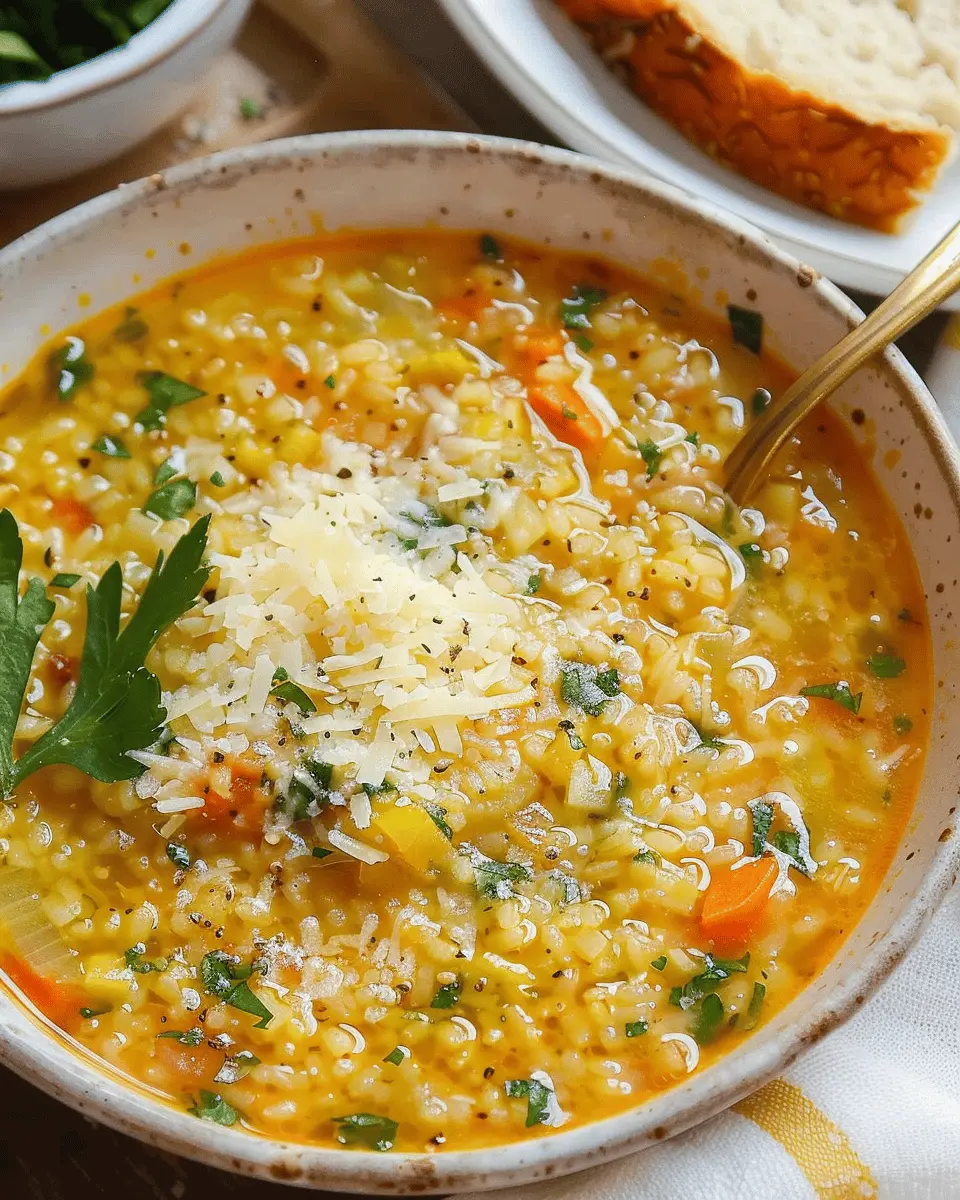Pastina Soup: A Cozy Bowl of Comfort with Turkey Bacon & Veggies