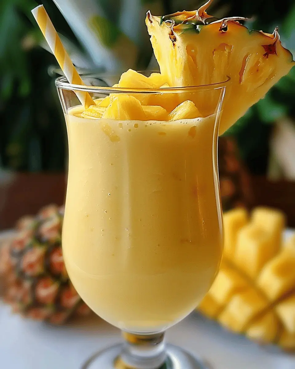 Pineapple Rum Slushie: Your Best Easy Refreshing Delight