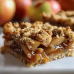 Salted Caramel Apple Crumble Bars Fall Treat