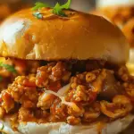 Delicious Cajun Chicken Sloppy Joes