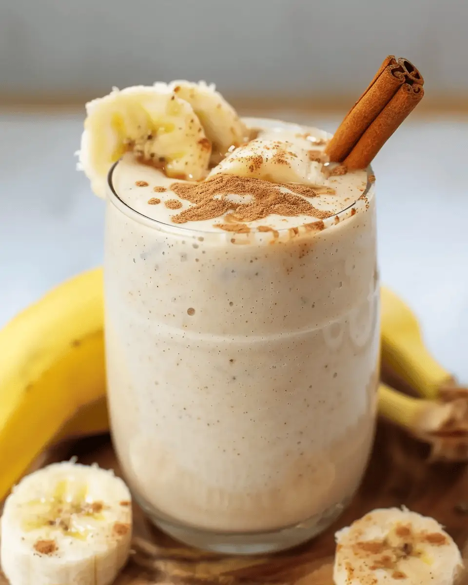 Banana Cinnamon Smoothie: The Best Creamy Morning Boost