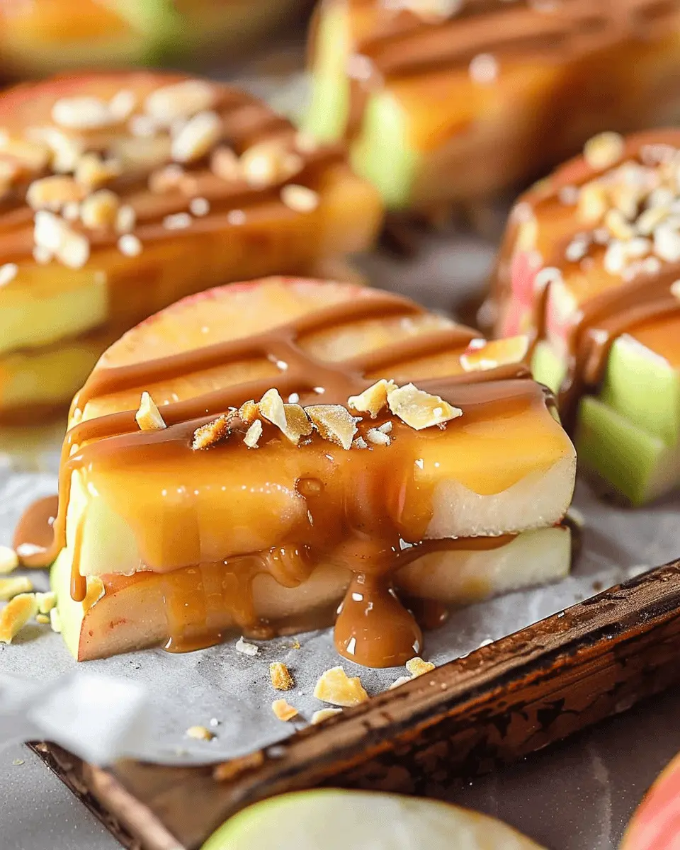Caramel Apple Slices: Easy Indulgence for Homemade Treats
