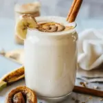The Creamiest Banana Cinnamon Roll Smoothie Recipe