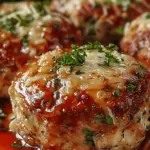 Garlic Parmesan Chicken Meatloaf