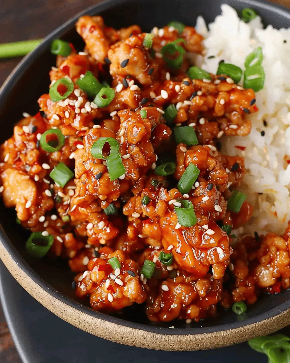 Firecracker Ground Chicken: An Easy, Flavor-Packed Delight