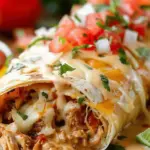 Smothered Chicken Burritos