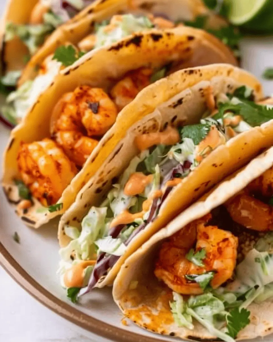 Cilantro Lime Shrimp Tacos: Easy Recipe with Creamy Slaw for Flavor Bliss
