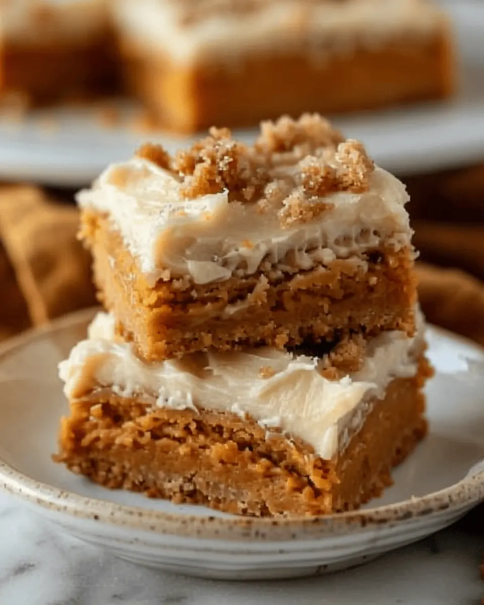 Pumpkin Bars with Brown Sugar Frosting: The Best Fall Treat