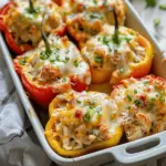 Creamy Chicken Stuffed Peppers