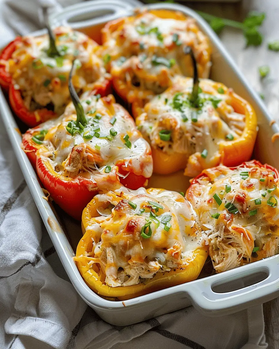 Creamy Chicken Stuffed Peppers: The Best Comfort Food Delight