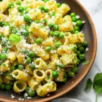 Ditalini Pasta with Peas and Parmesan