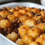 Tater Tot Casserole with Ground Beef