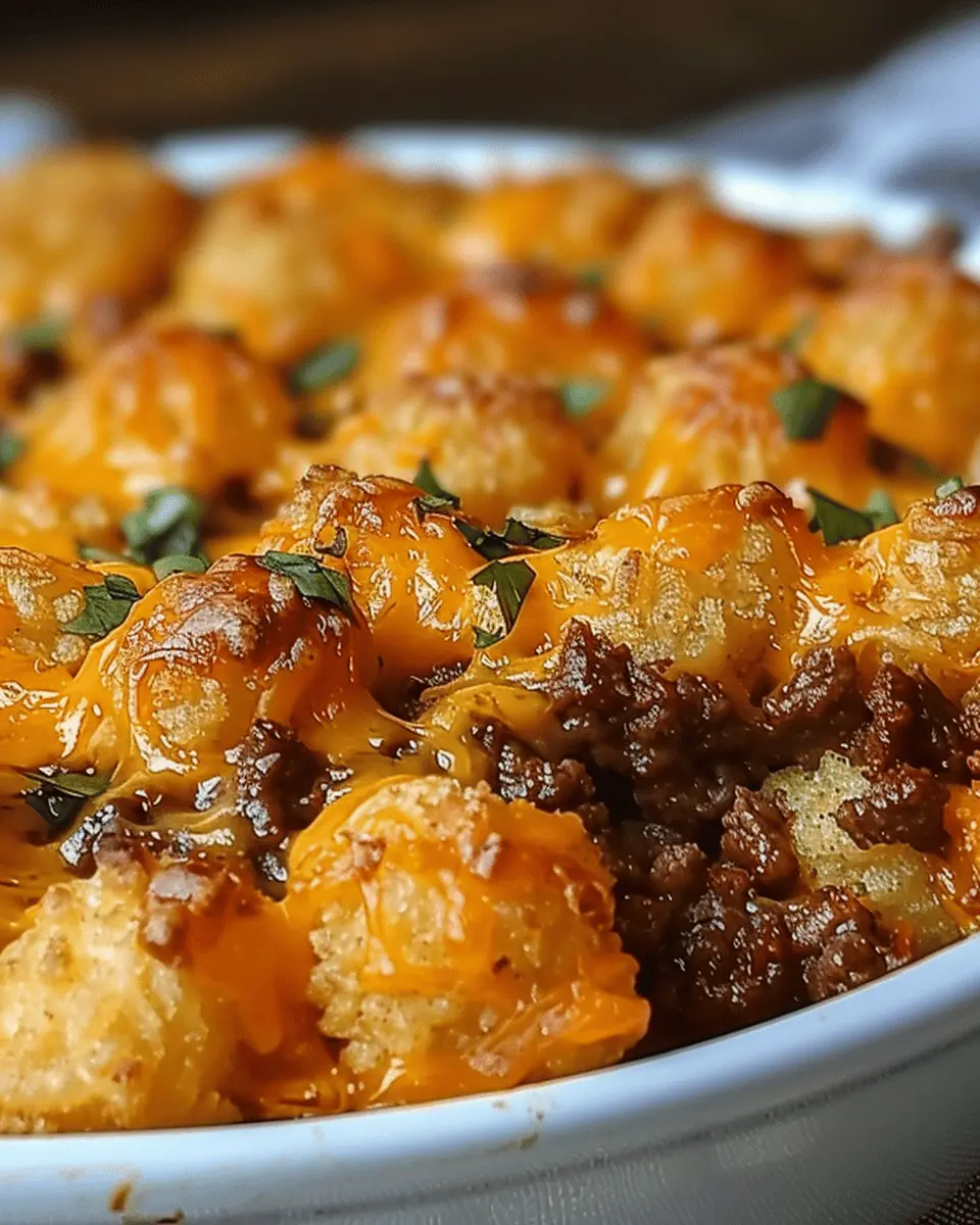 Tater Tot Casserole with Ground Beef: Easy Comfort Food Delight