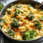 Creamy One-Pot Broccoli Cheddar Orzo