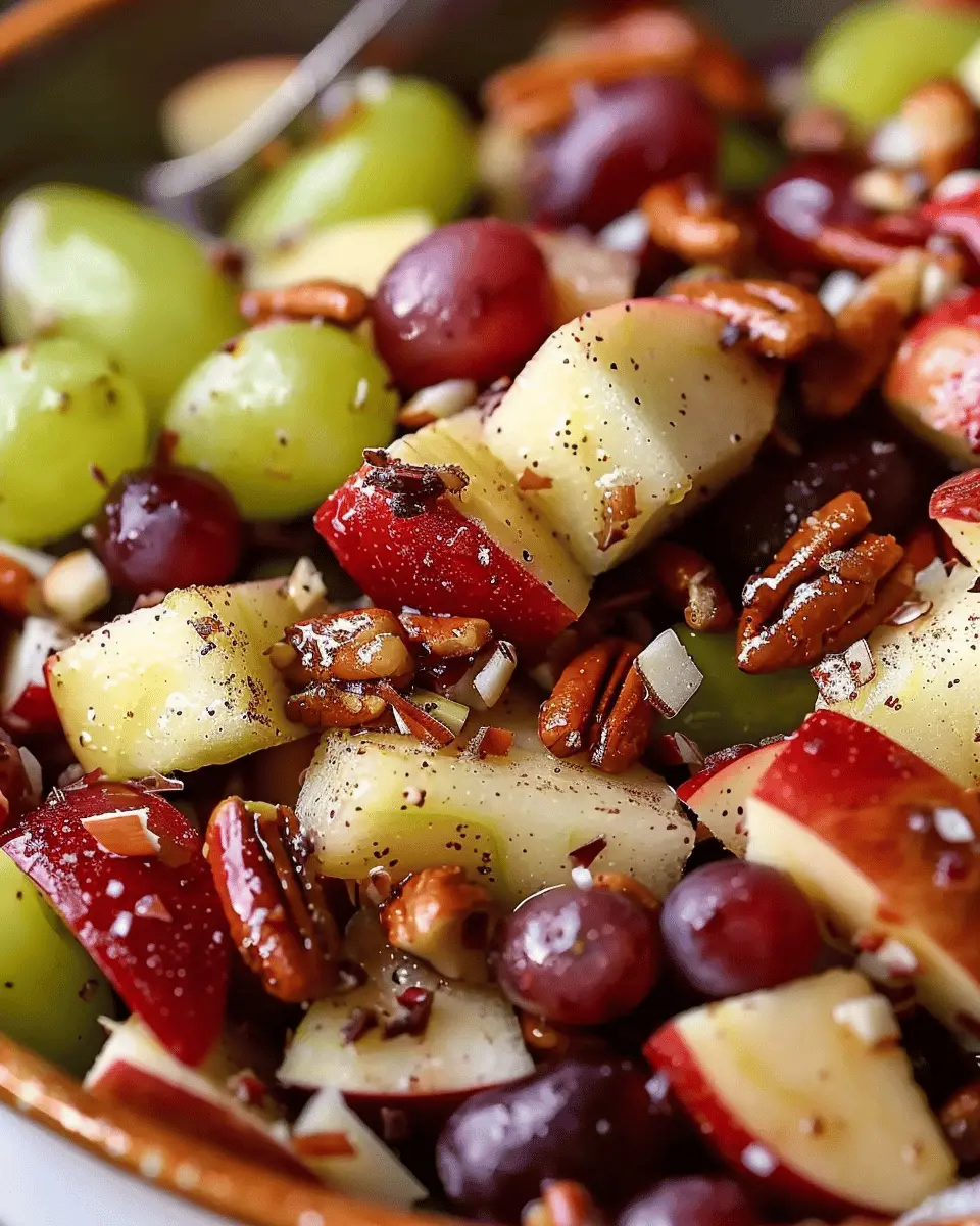 Cinnamon Apple Grape Salad: A Fresh, Easy Delight for You