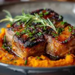 Apple Cider Pork with Mashed Sweet Potatoes Recipe
