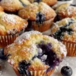 Bakery Style Blueberry Muffins