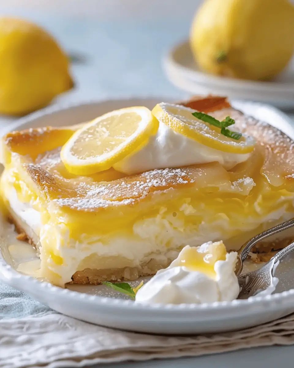 Paul Hollywood’s Favorite One-Bowl Lemon Dessert: Easy Delight!