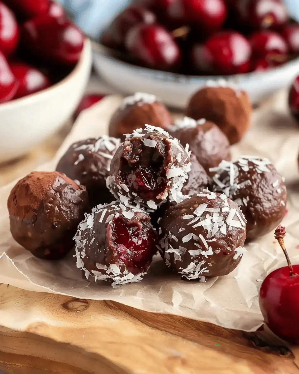 Cherry Bourbon Balls: Easy Indulgence for Any Dessert Lover