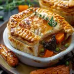 Roasted Autumn Vegetable Pot Pies