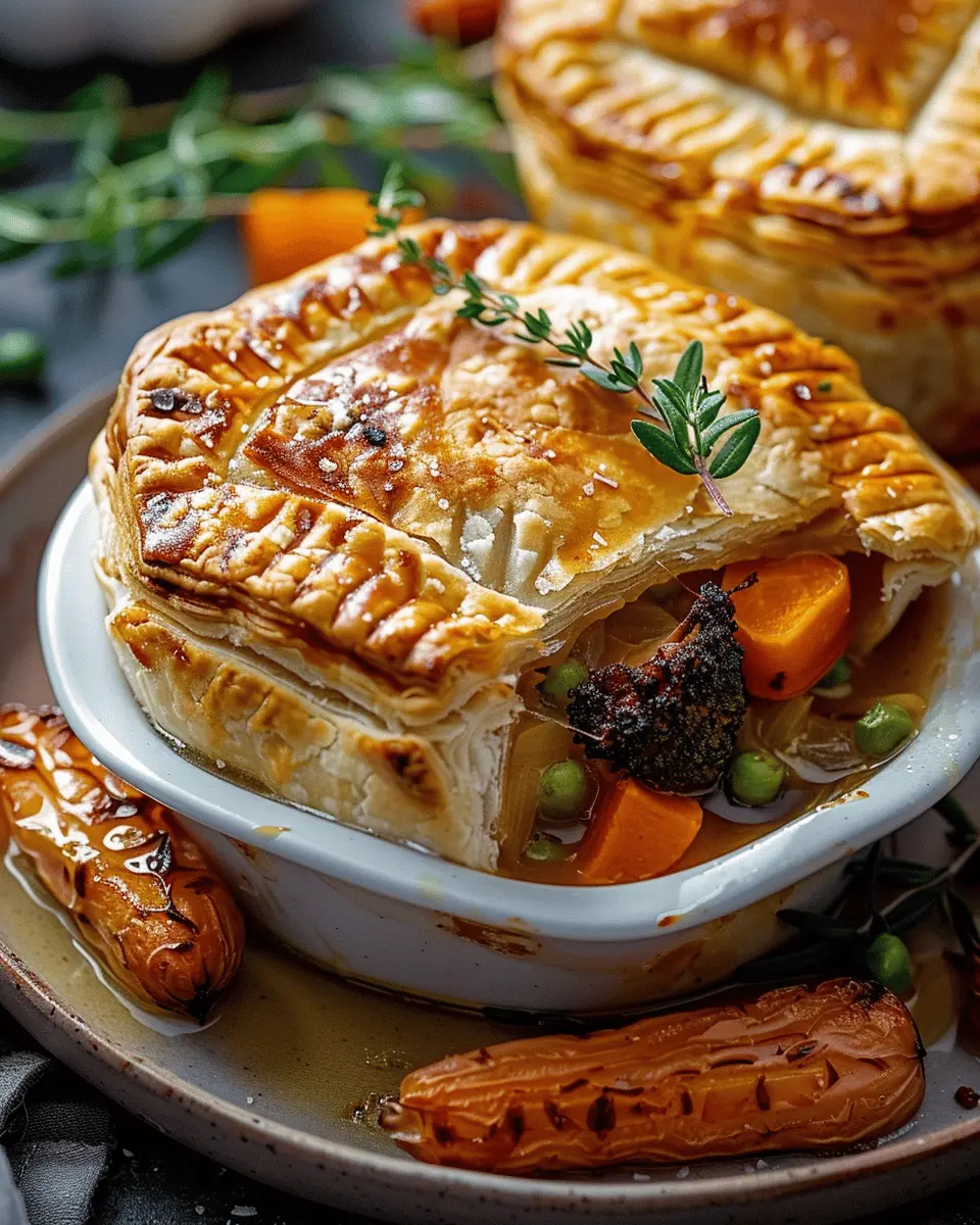 Roasted Autumn Vegetable Pot Pies: Cozy Comfort for Fall Evenings