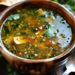 Easy Salsa Verde Tortilla Soup Delight