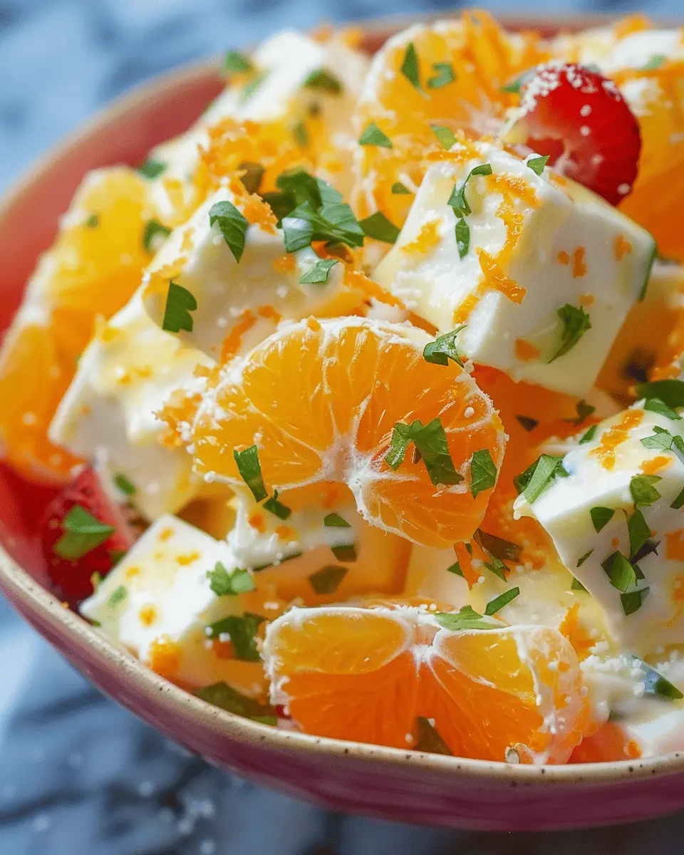 Orange Dreamsicle Salad Recipe: A Refreshing Twist with Turkey Bacon