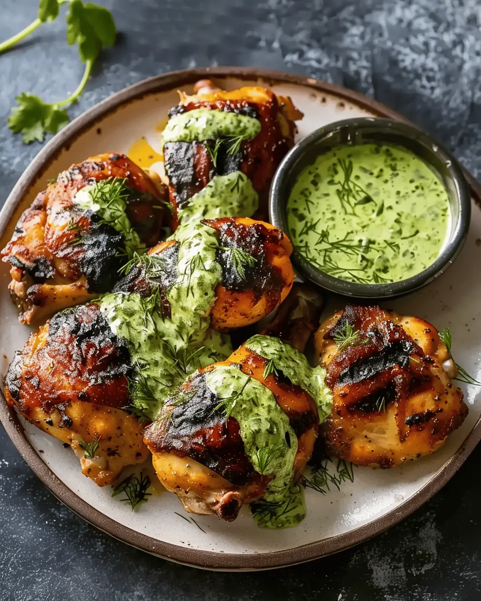 Best Peruvian Chicken with Creamy Green Sauce: A Flavorful Delight
