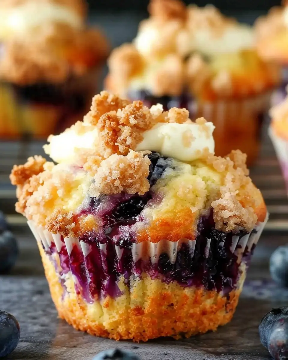 Blueberry Cream Cheese Muffins: Easy, Moist, and Irresistible