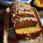 Butter Pumpkin Bread with Salted Maple Brown Butter Glaze