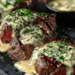 Garlic Butter Steak Parmesan Cream