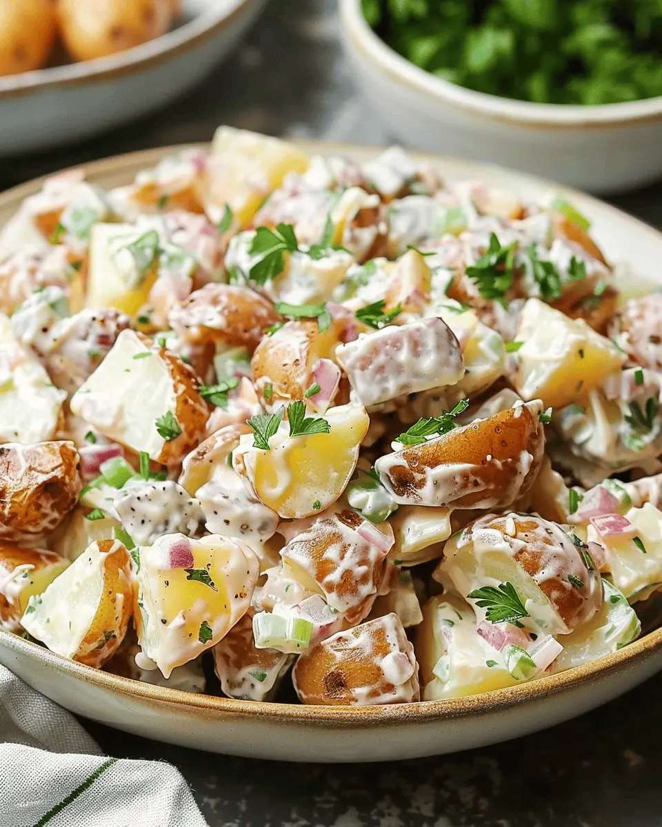 Steakhouse Potato Salad: Easy Recipe with Turkey Bacon Delight