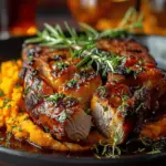 Apple Cider Pork with Mashed Sweet Potatoes Recipe