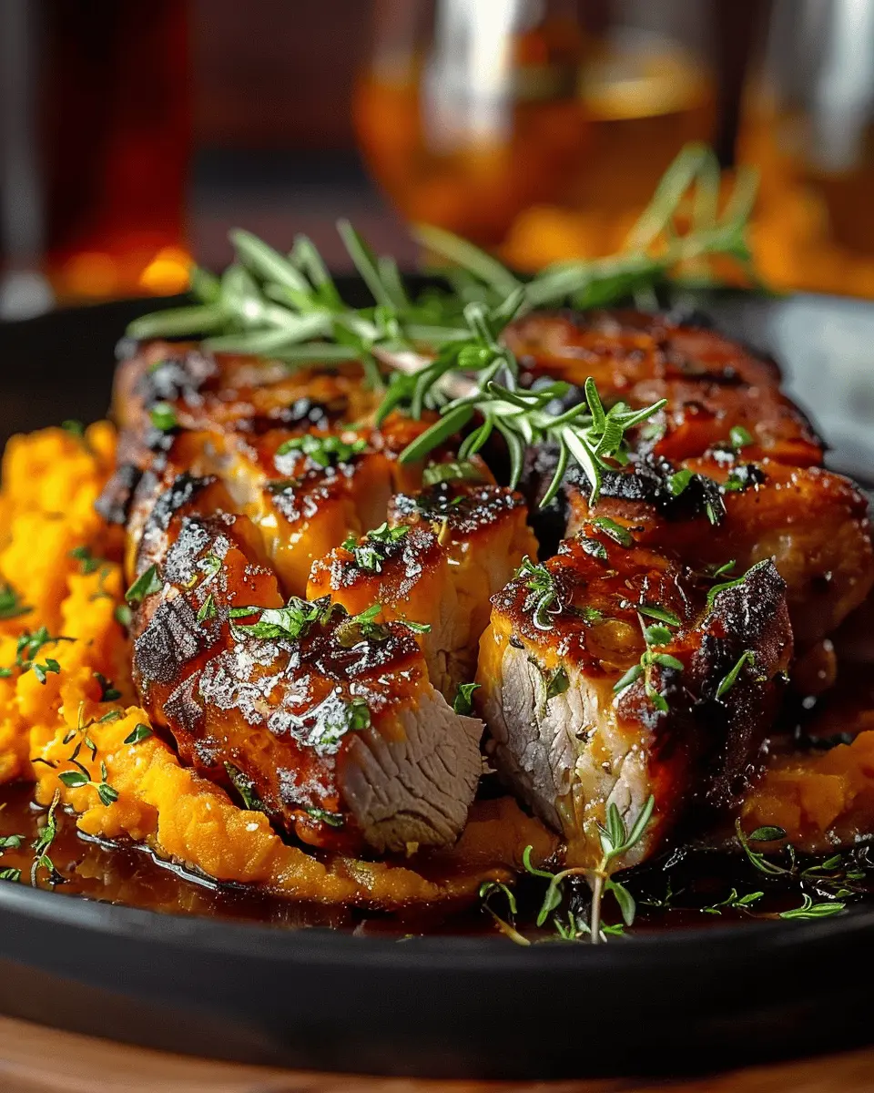 Apple Cider Pork: Juicy Recipe with Mashed Sweet Potatoes