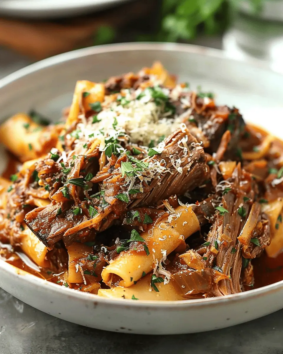Braised Short Rib Ragu: Indulgent Comfort in Every Bite